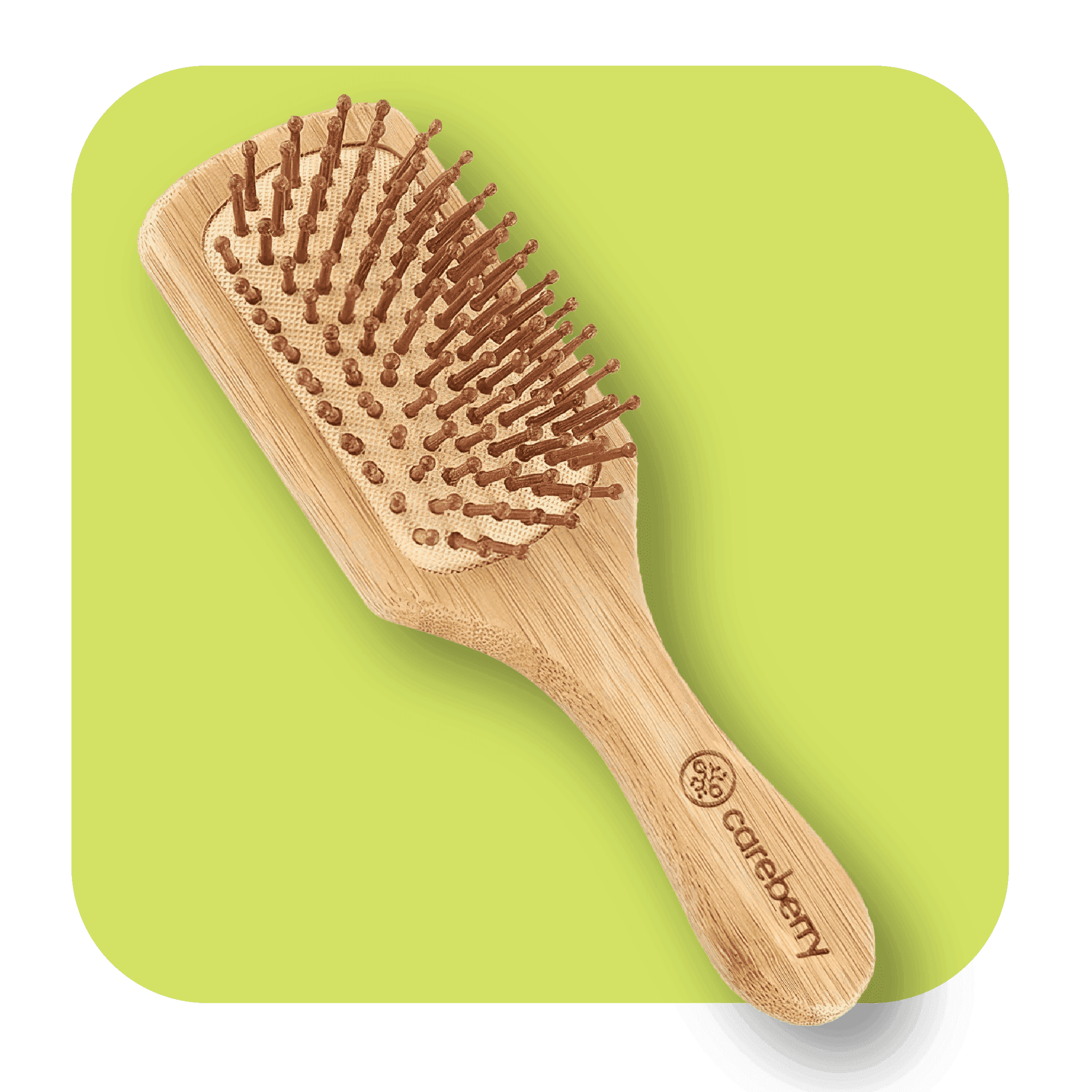 Bamboo Brilliance Paddle Hairbrush - Careberry