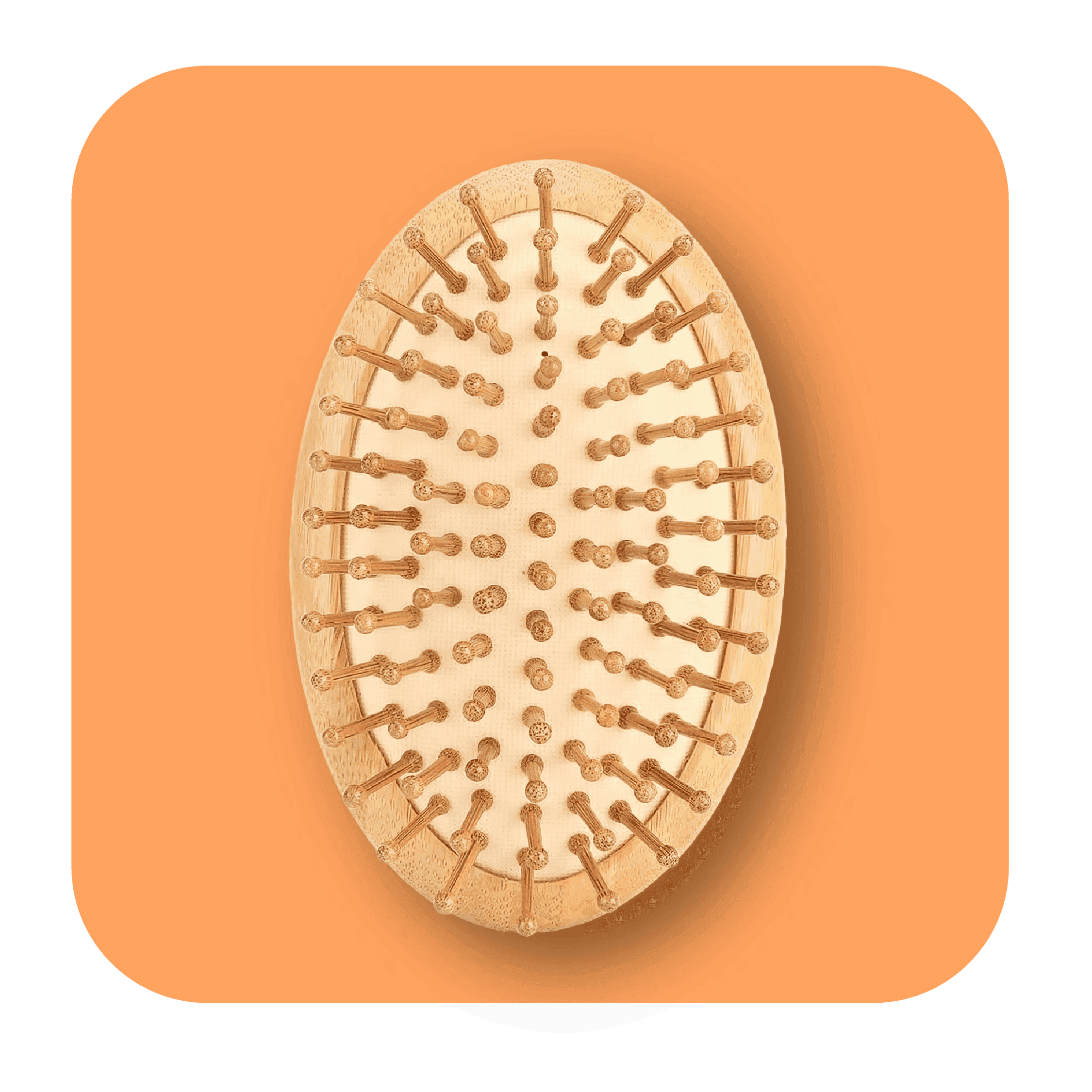 Bamboo Bliss Mini Hairbrush - Careberry