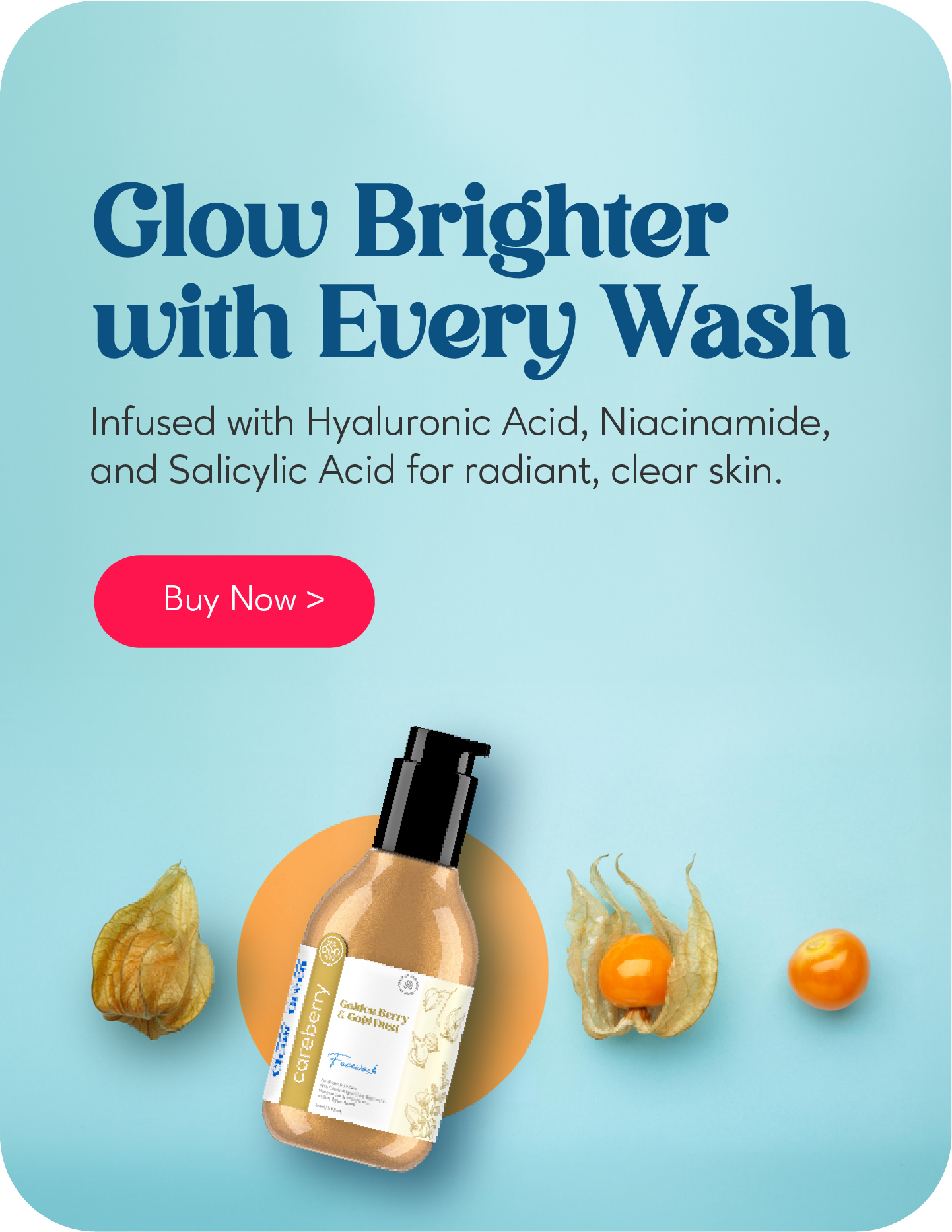 Facewash mobile banner