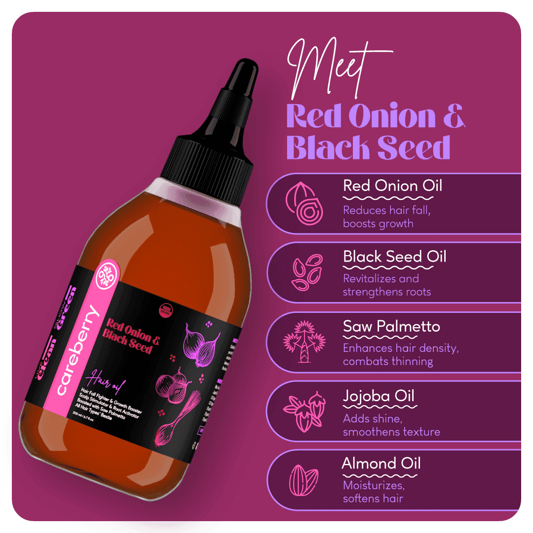 organic onion hair oil